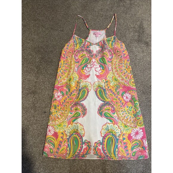 Lilly Pulitzer Dresses & Skirts - Lilly Pulitzer Double Trouble Silk Slip Dress Women’s Size XS